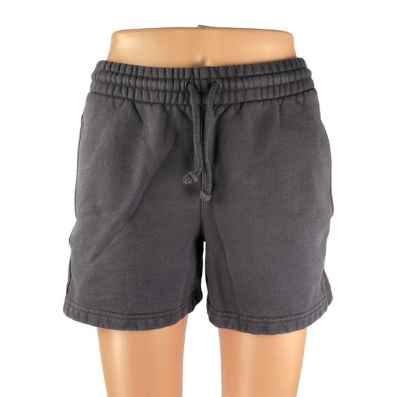 Aritzia Pants - Aritzia TNA Gray Fleece Mid Rise Drawstring Casual Athletic Sweat Shorts Size XS